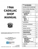 1966 CADILLAC REPAIR MANUAL & BODY MANUAL - ALL MODELS